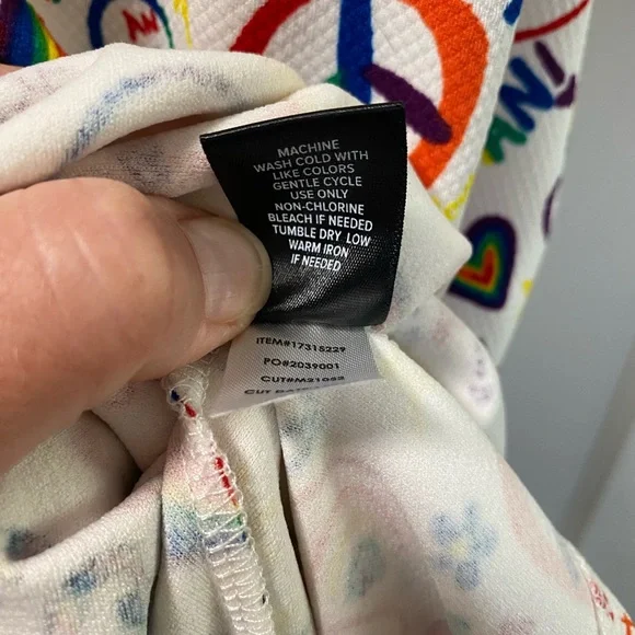 Torrid Rainbow Graphic pride equality Dress - Picture 7 of 8